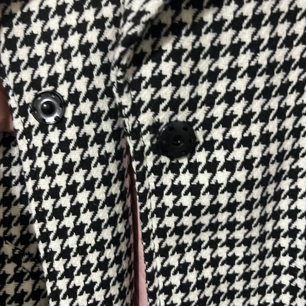 Isaac Mizeahi Long Checked Belted Coat - Picture 3 of 6